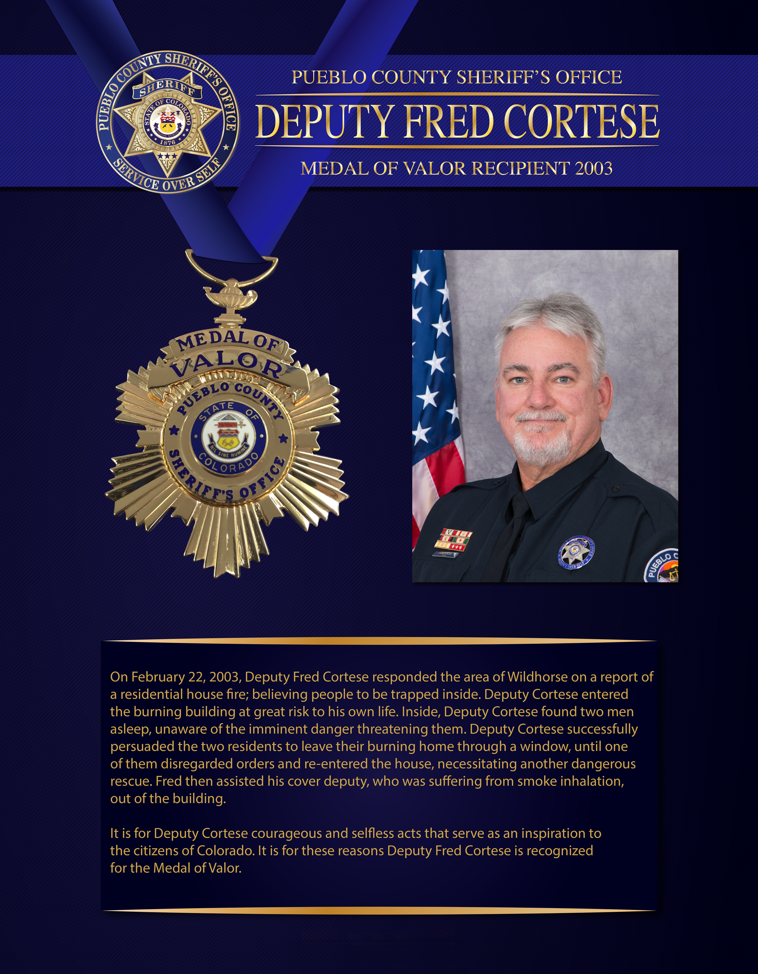 Coretese Medal of Valor